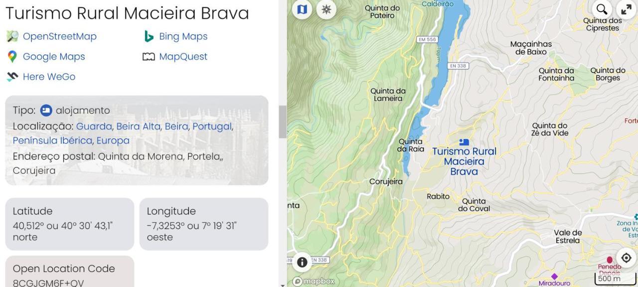 Turismo Rural Macieira Brava Guarda Kültér fotó